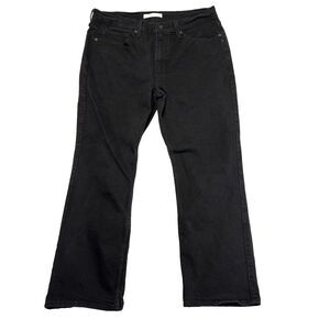 Signature By Levis Jeans Mens 36x30 (37x29 fit) Black Denim Straight Stretch